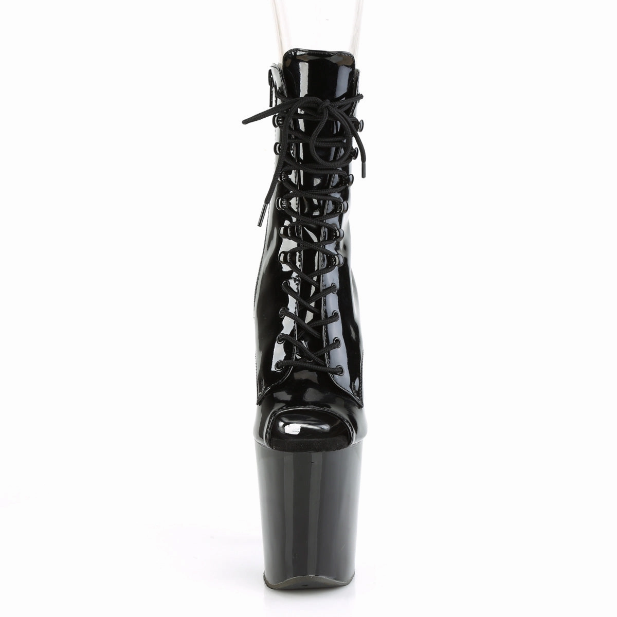 Texan Boots 8 Inch Heel XTREME-1021 Black Pat