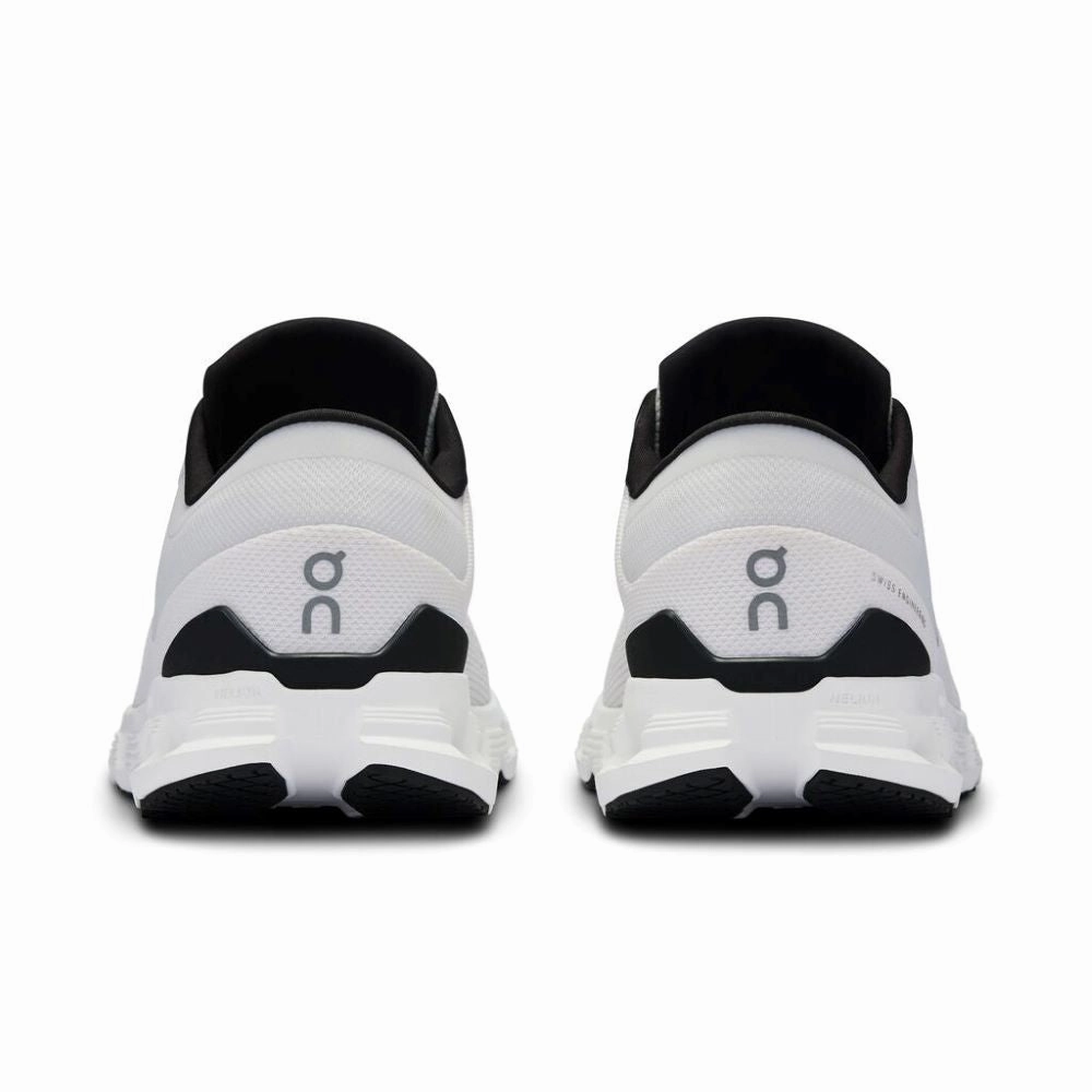 Good Training Shoes For Wide Feet 'On Running' Women's Cloud X 4 - Ivory / Black
