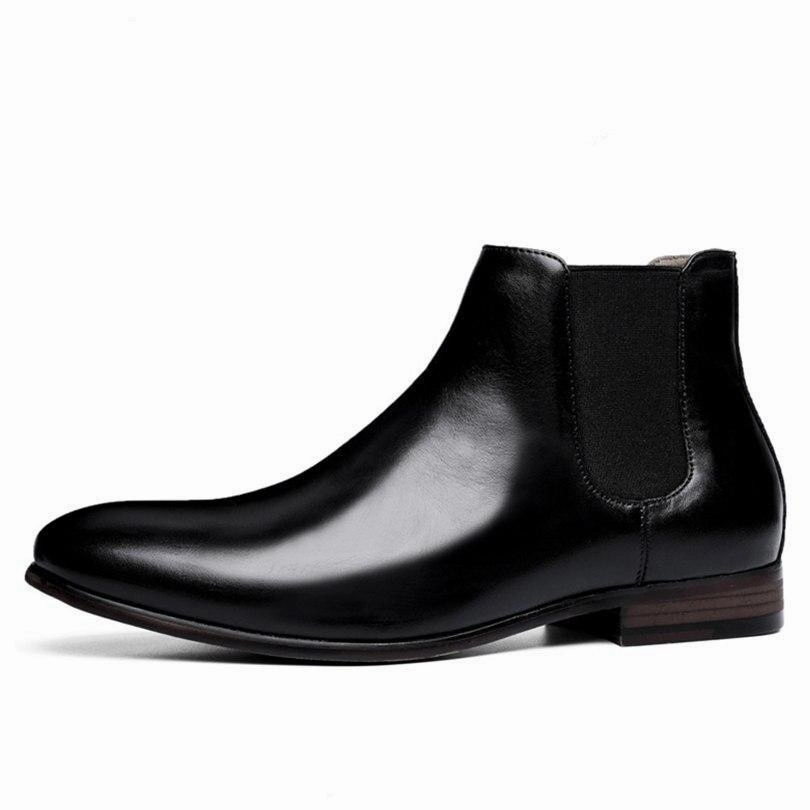 West Louis British Style Chelsea Leather Boots