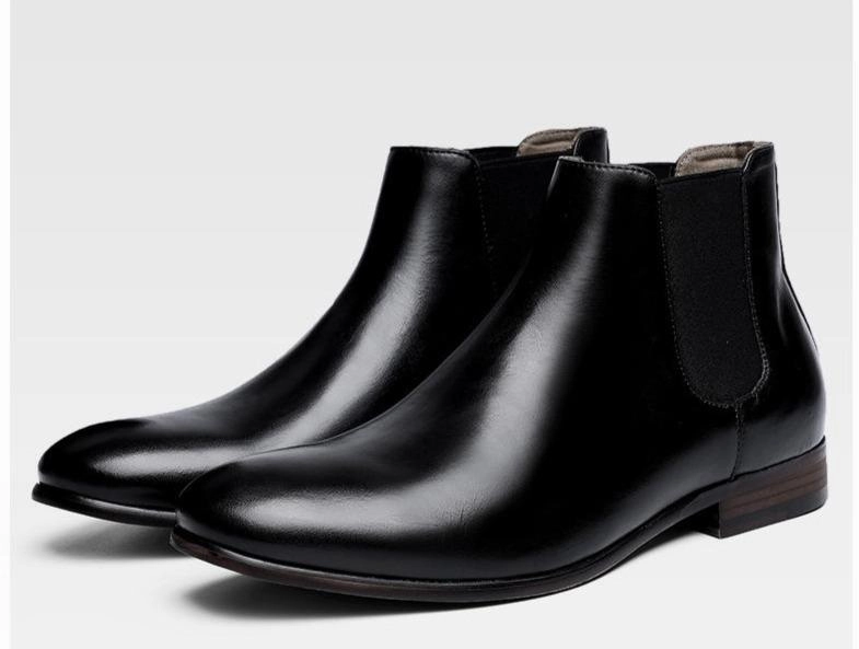 West Louis British Style Chelsea Leather Boots