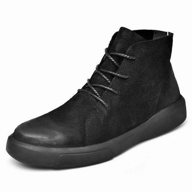 West Louis British Style Low Leather Low Boots