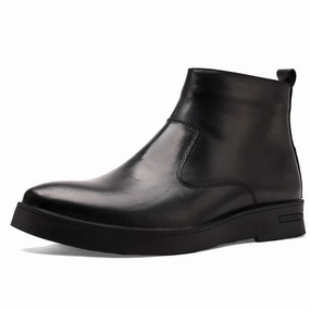  West Louis Leather Boots With Zipper