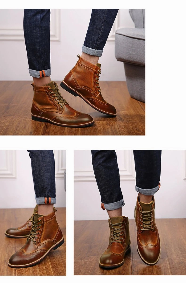 West Louis Retro Vintage Casual Boots