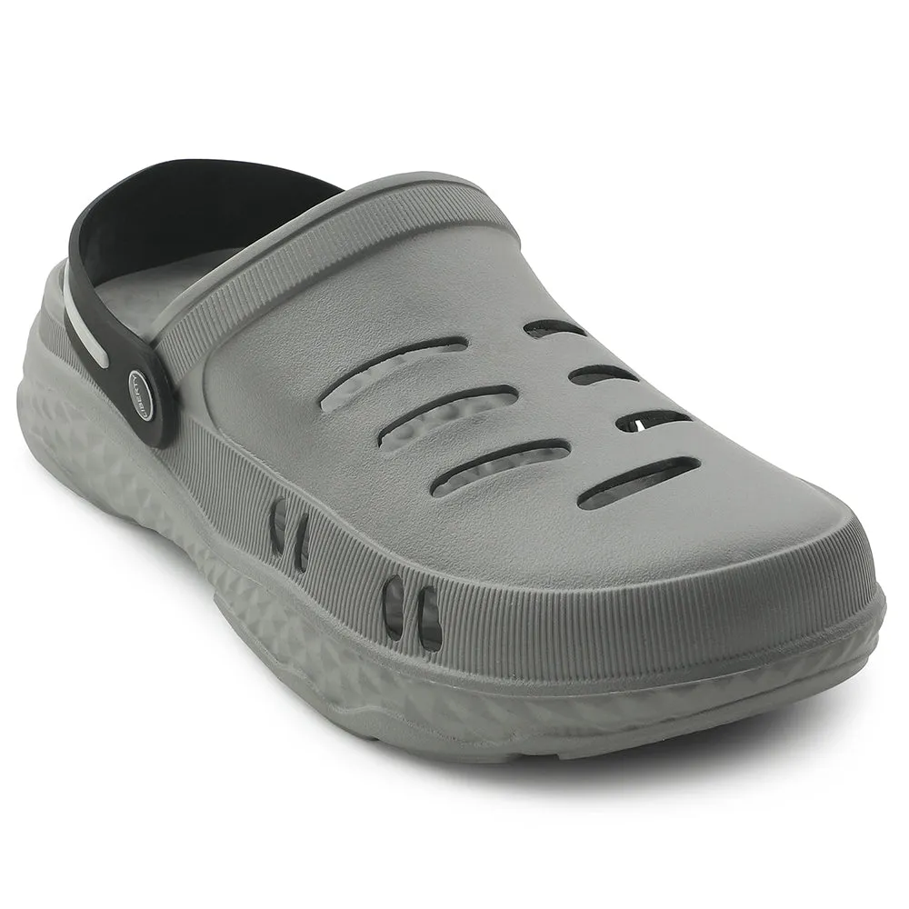 Low Heel Dress Sandals A-HA Casual Grey Clogs For Men BEACHRIDEM By Liberty