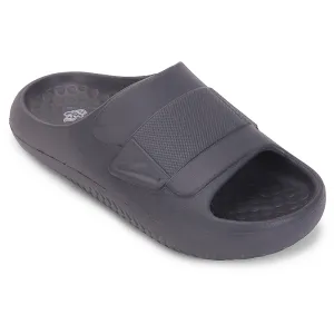 Italian Shoemakers Wedge Sandals A-HA Dark Grey Casual Slides For Men DREAMWALKM By Liberty