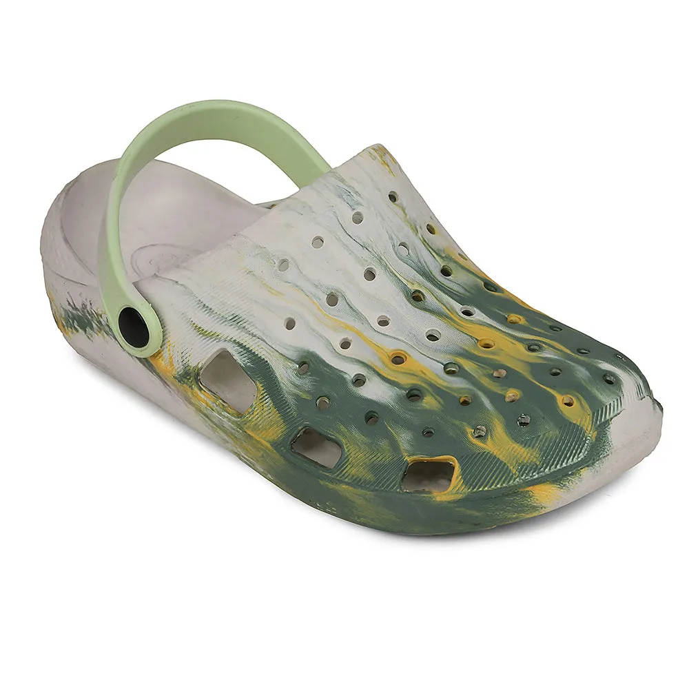 A-HA Off White Slingback Clogs For Men LPMXT-961E By Liberty Malibu Sandals