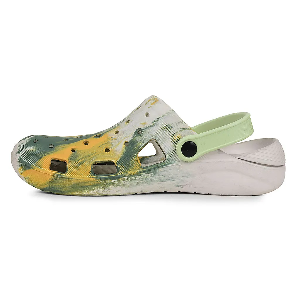 Sandals Bling A-HA Off White Slingback Clogs For Men LPMXT-961E By Liberty