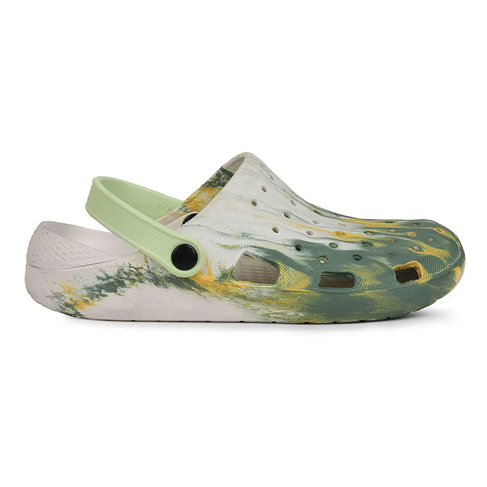 A-HA Off White Slingback Clogs For Men LPMXT-961E By Liberty Crock Sandals