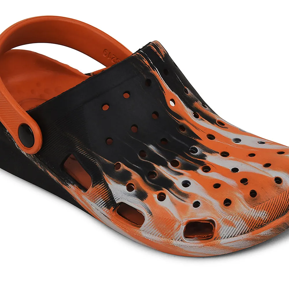 A-HA Tan Slingback Clogs For Men LPMXT-961E By Liberty Madrid Big Buckle Eva Sandals