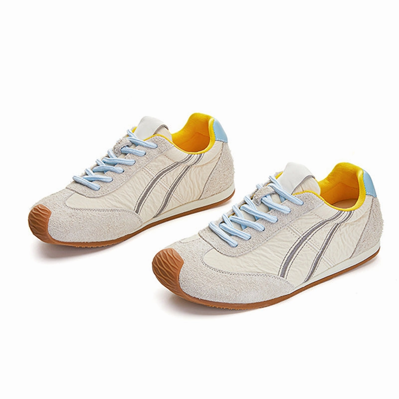 Super Daily Trainer Shoes Women's Fashion Leather Flat Casual Training Sneakers