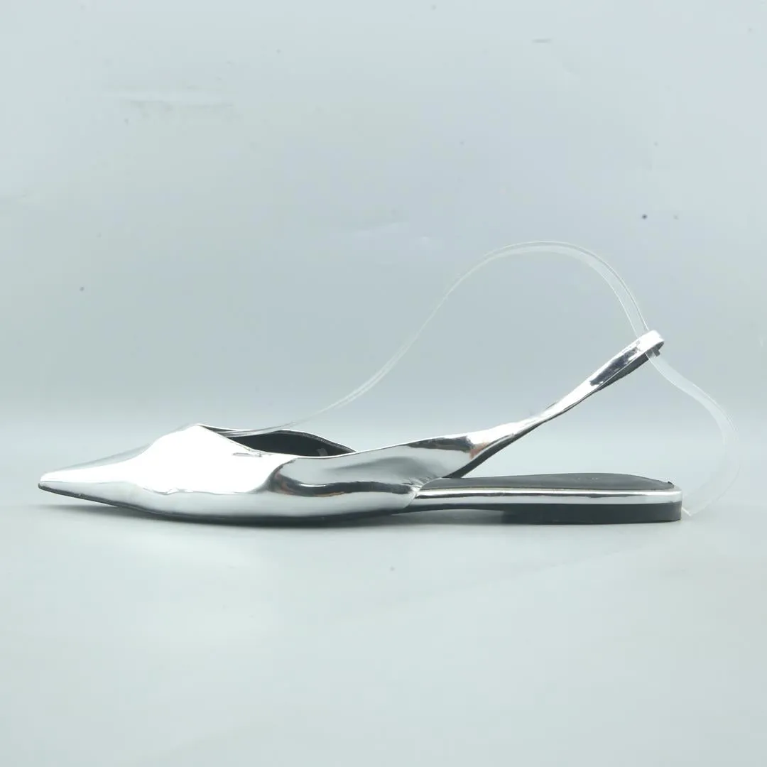 High Vamp Flat Shoes ZARA. .