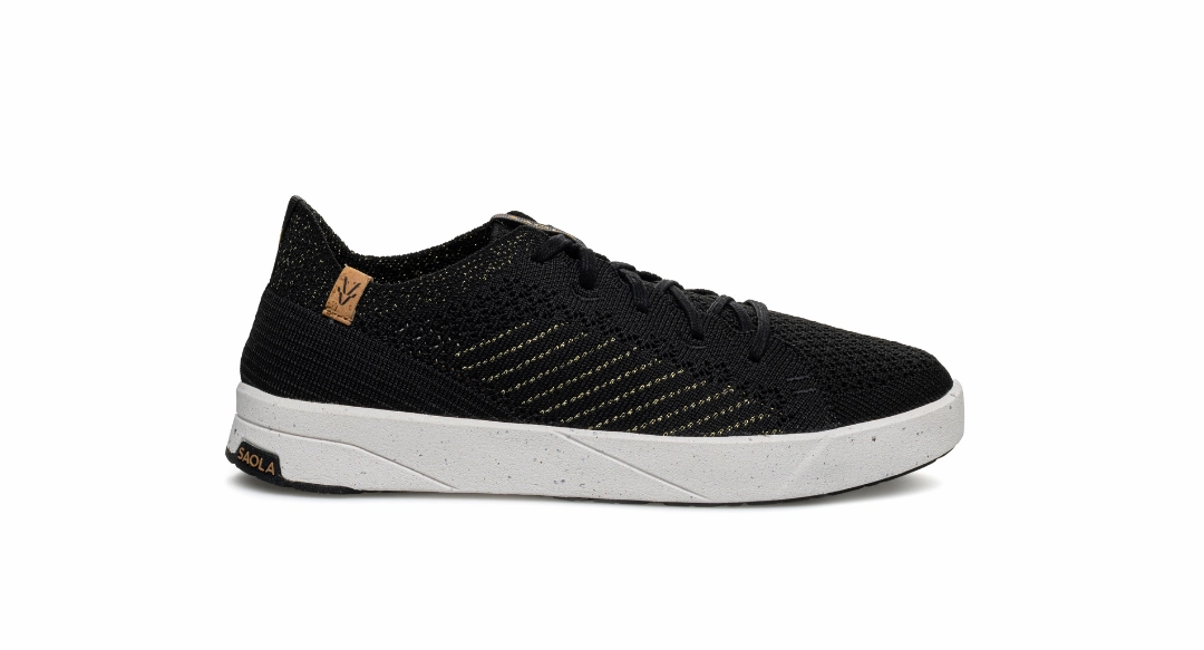 Good Sneakers For Standing All Day Cannon Knit 3 W Black Gold