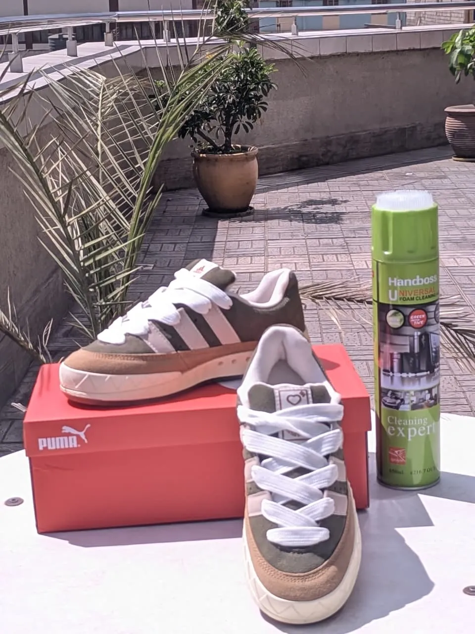 Adidas Campus Suede  Olive Brown Edition Asics Running Sneakers