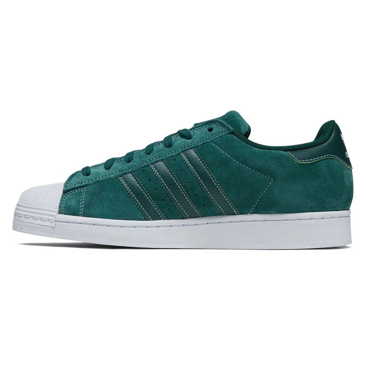 Adidas Superstar ADV Shoes - Core Green/Ftwr White/Core Green And1 Basketball Shoes