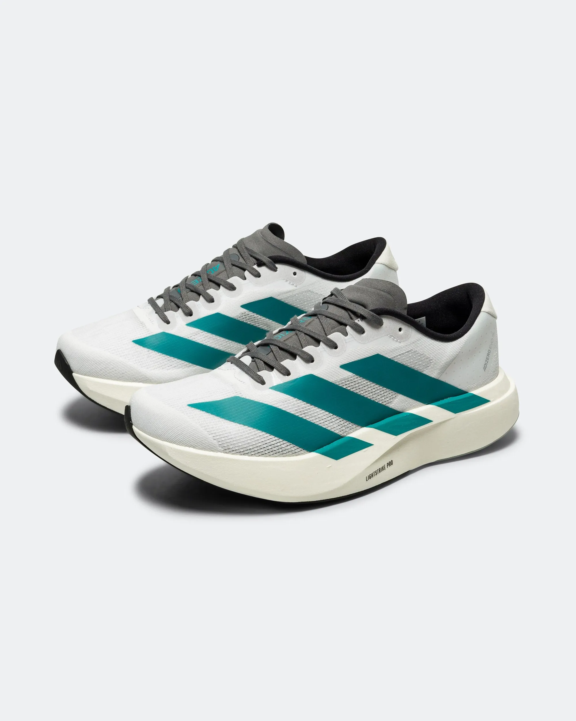 Adizero Evo SL - Footwear White/Pure Tea-Grey Four Memory Foam Slip On Sneakers
