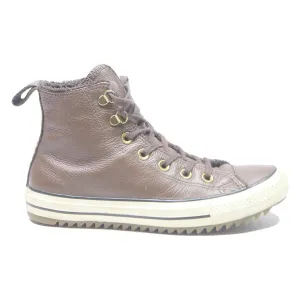 CONVERSE Chuck Taylor Women Lace-Up Trainers Boots Brown Polyester UK 4.5 Establo Boots