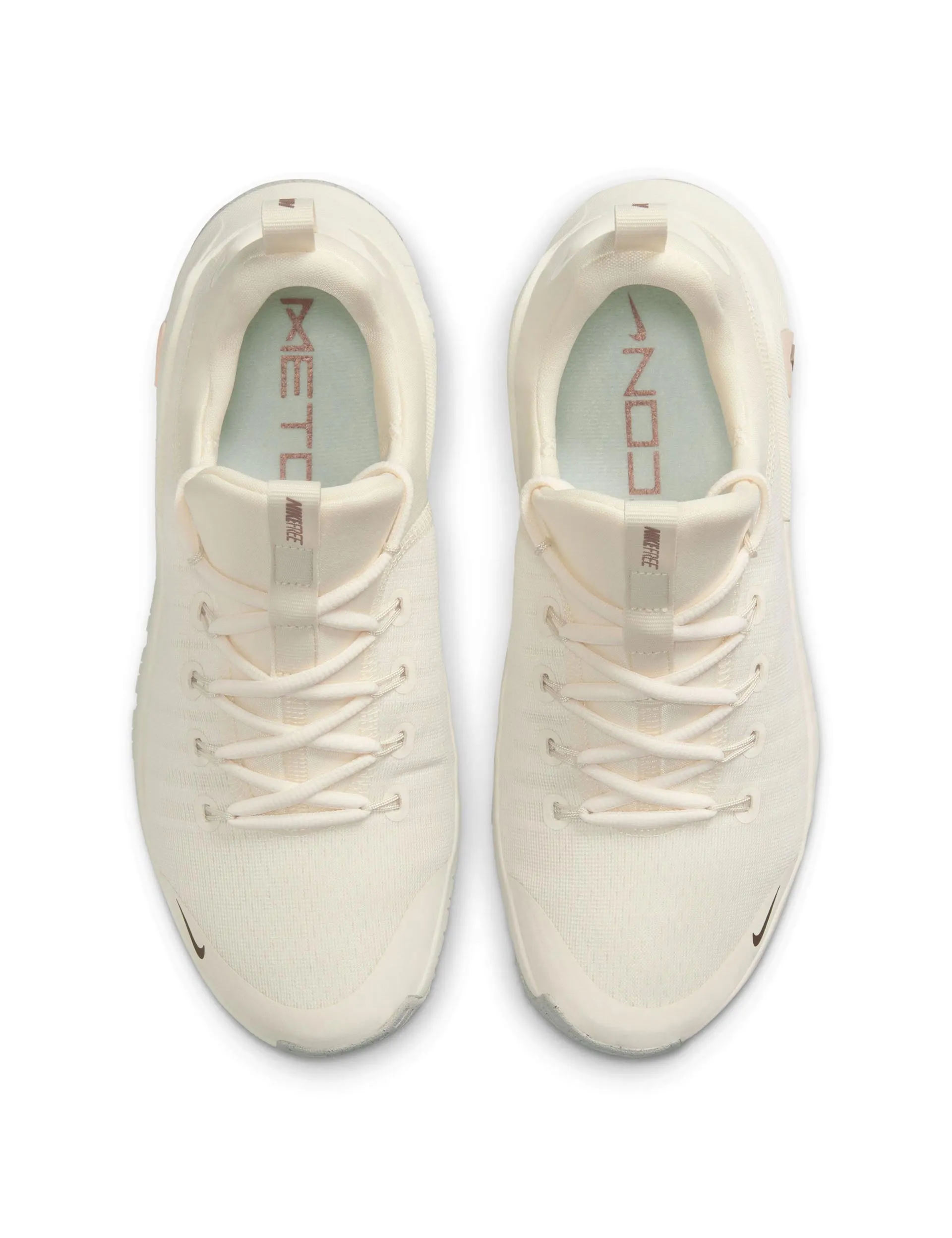 Free Metcon 6 Shoes - Pale Ivory/Guava Ice/Sail/Metallic Red Bronze Suede Nike Shoes