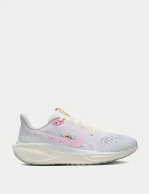 Pegasus 41 Shoes - White/Pink Foam/Sail/Football Grey Nike Squat Shoes