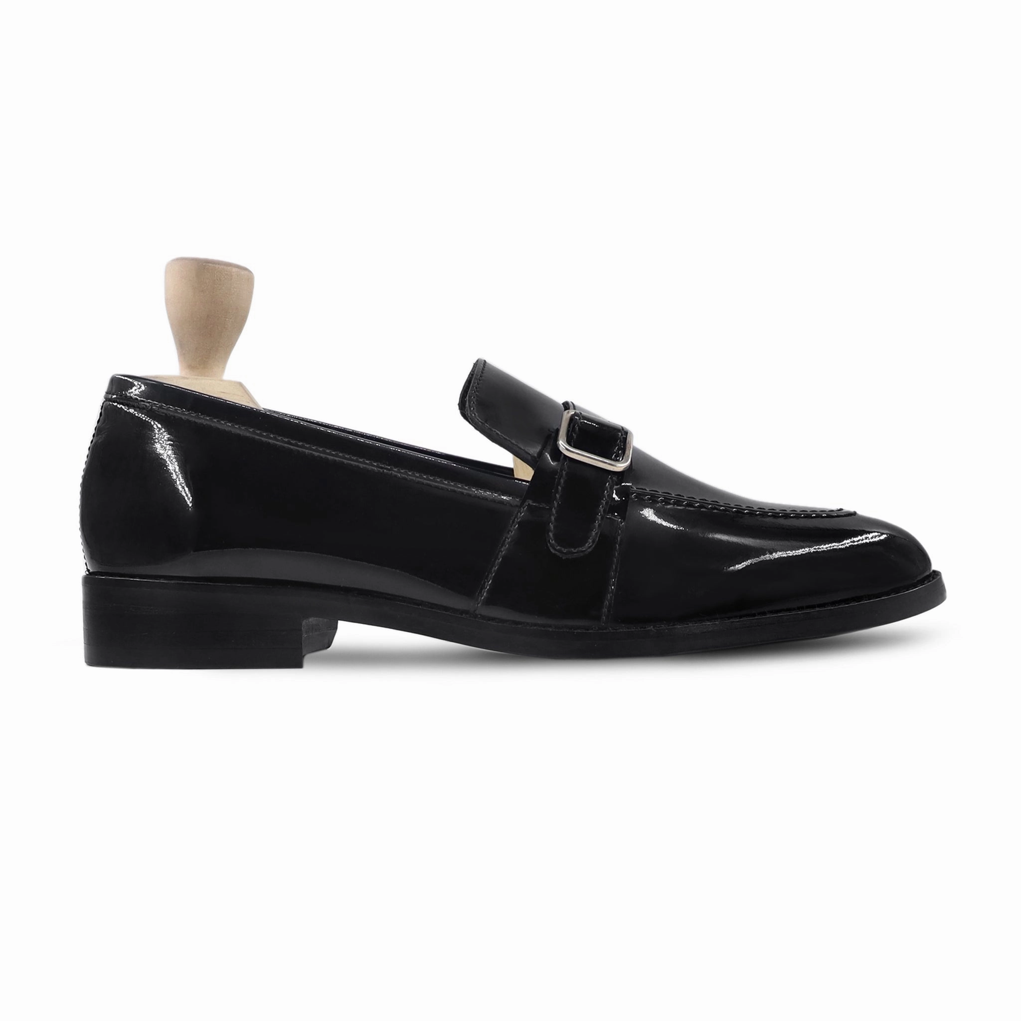 Doc Martens Penny Loafers Albin - Men's Black Patent Leather Loafer