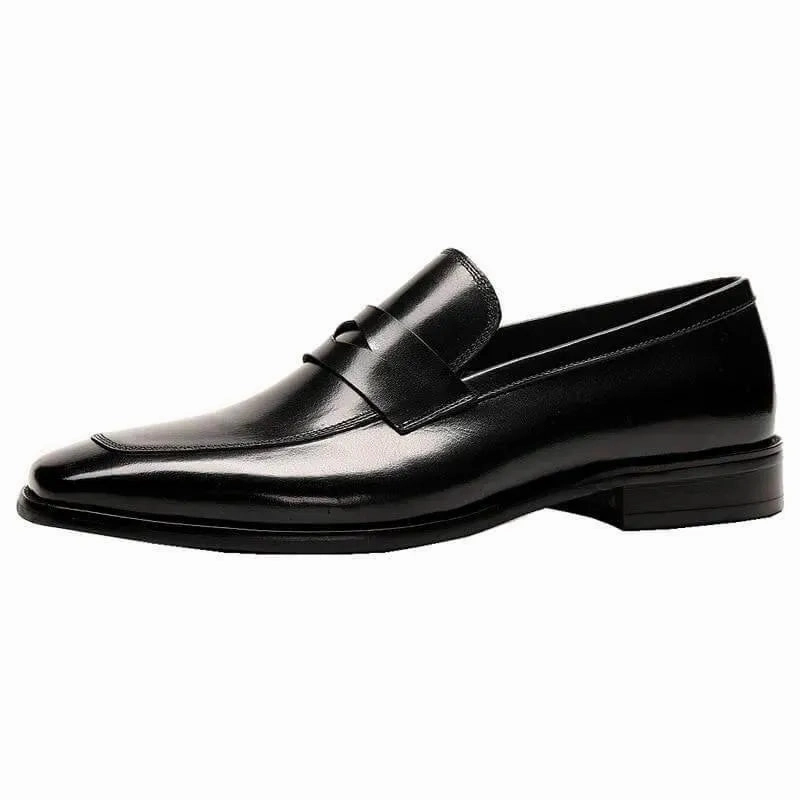 Loafers Italian Alfredo Leather Penny Loafer Shoes For Men