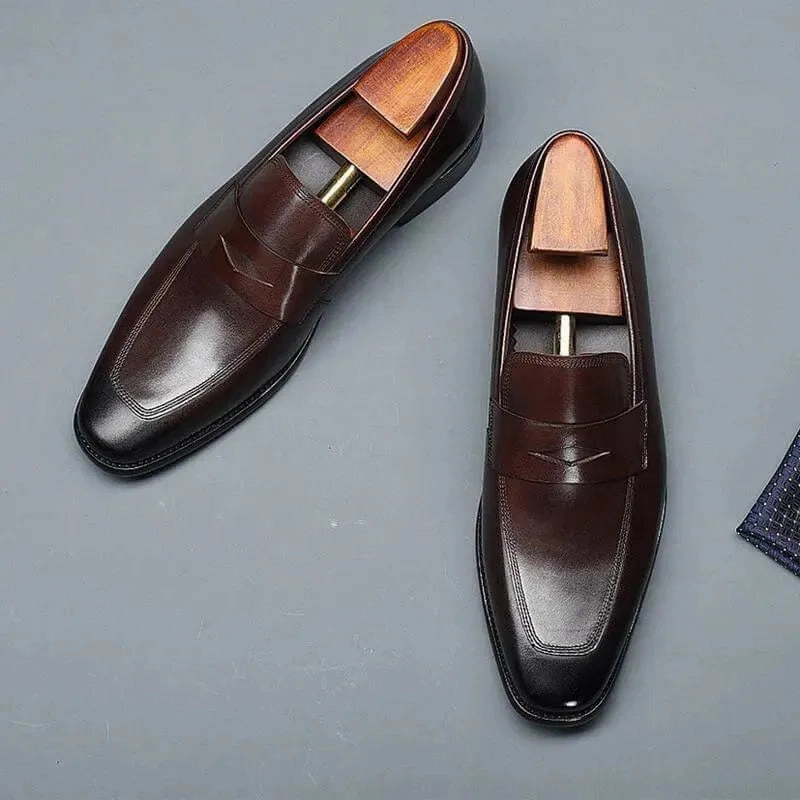 Alfredo Leather Penny Loafer Shoes For Men Loafers And Slip On Shoes