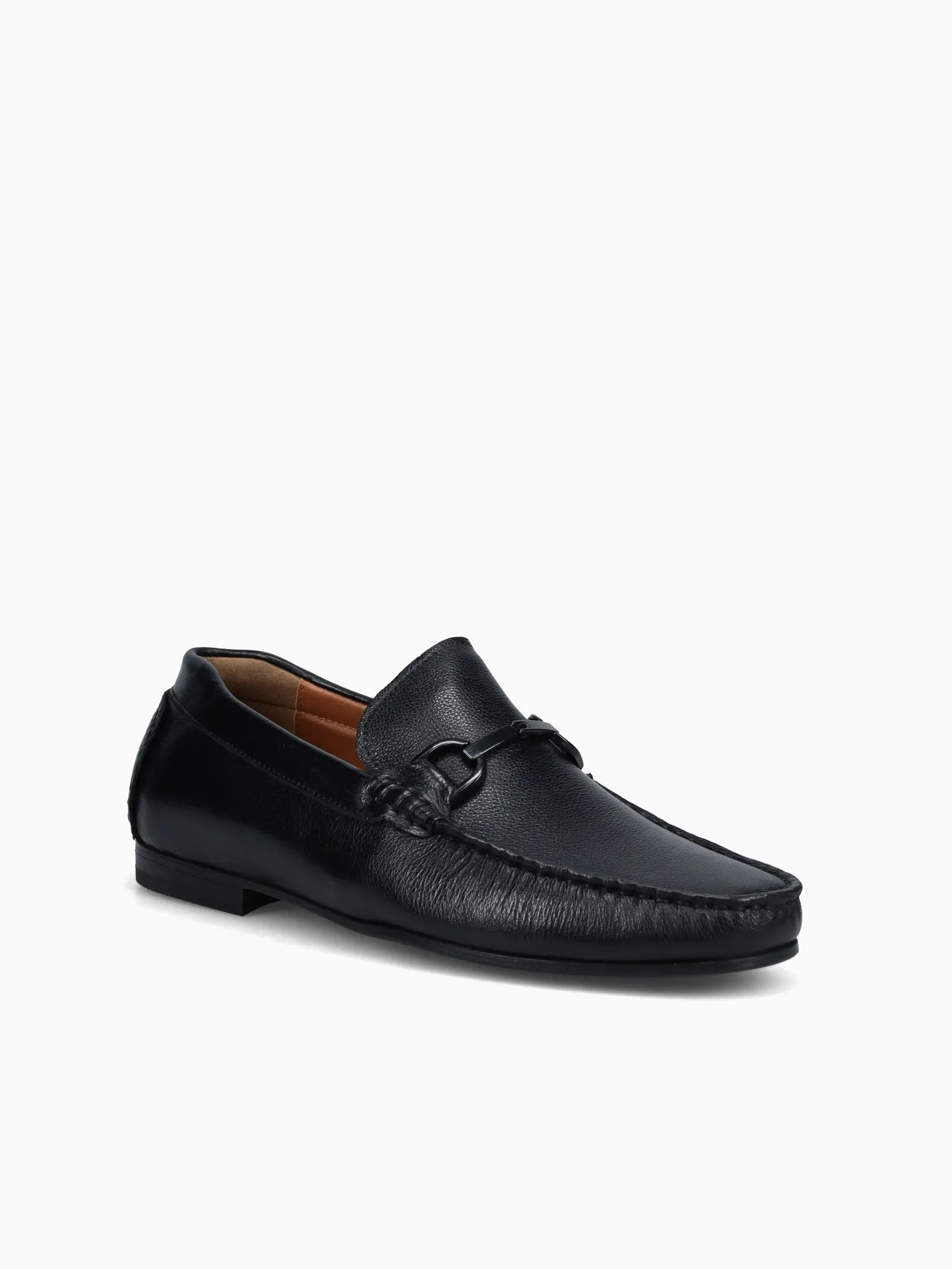 Baldric Jp 13693 Black Soft Tumb Boat Loafers