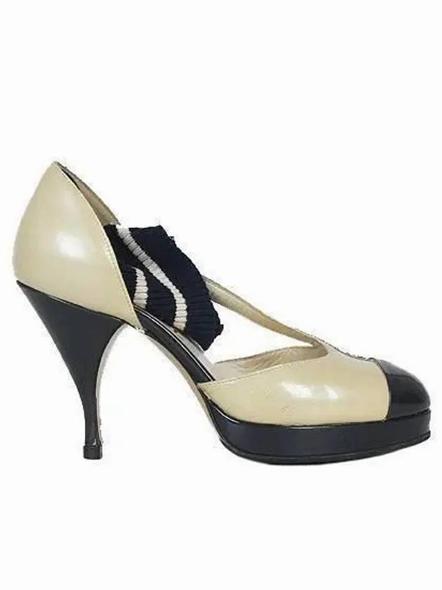 Mid Top Basketball Shoes Black Ivory Patent Ankle Warmer Women s Shoes No 230 Chanel