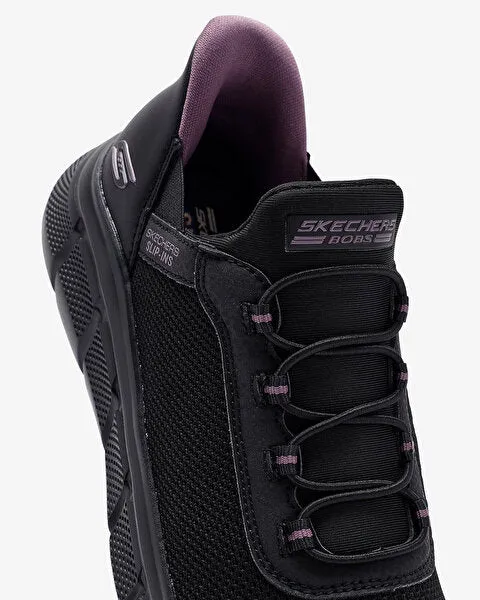 Glitter Flat Wedding Shoes BOBS SPORT B FLEX - FAN FAV - BLACK BLACK