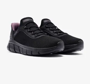 Washable Shoe Inserts For Flats BOBS SPORT B FLEX - FAN FAV - BLACK BLACK