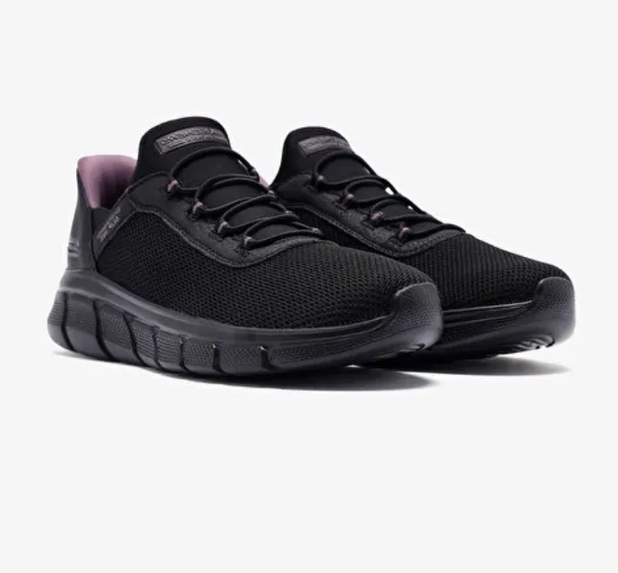 BOBS SPORT B FLEX - FAN FAV - BLACK BLACK Wide Flat Mtb Shoes