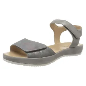 Sandals Men Ara Dalia Grey Leather Sandal (Women's)