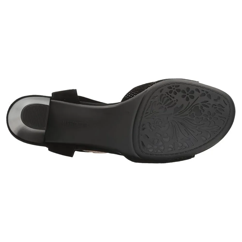 Ara Raizel Black Dress Sandal (Women's) Comfortable Wedding Sandals