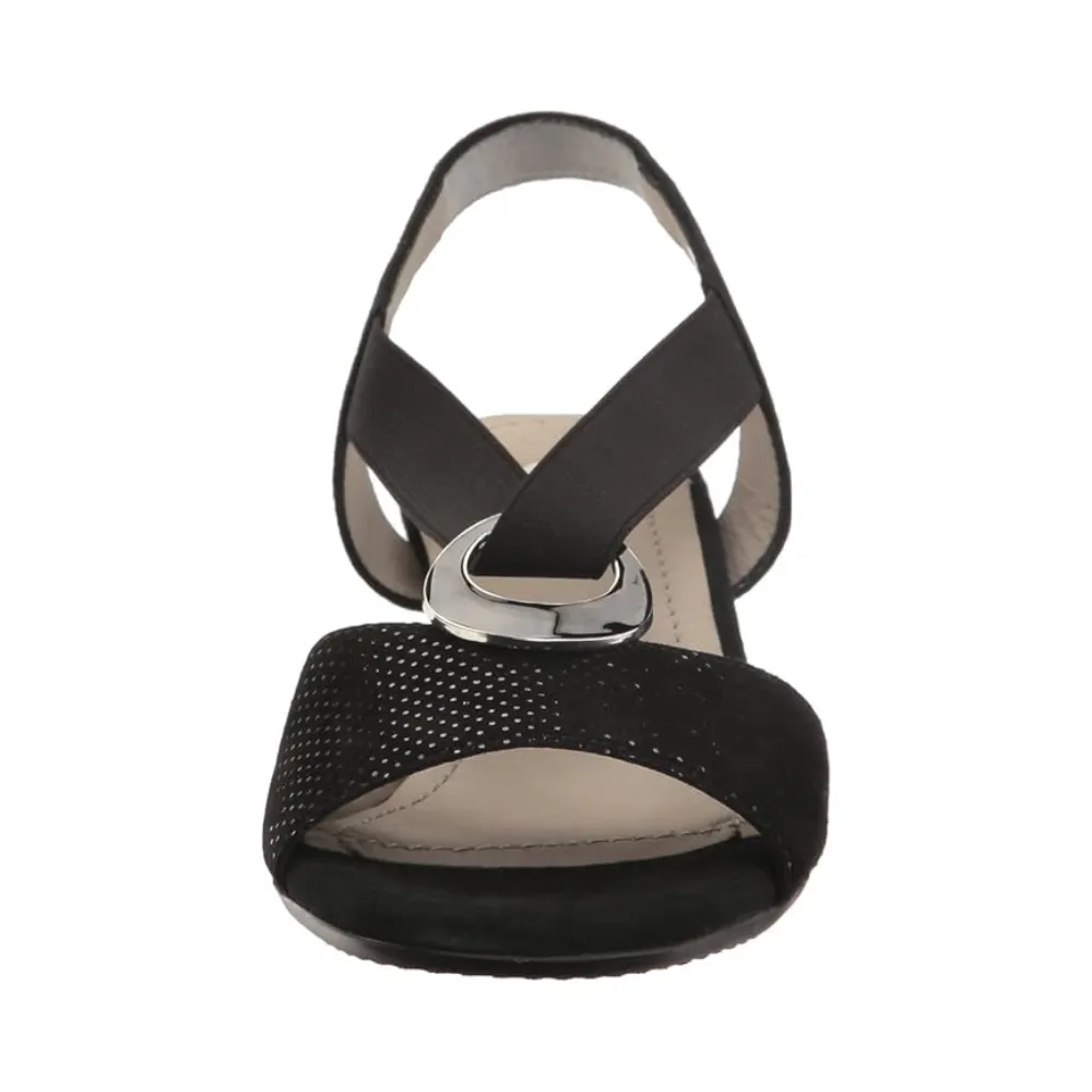 Ara Raizel Black Dress Sandal (Women's) Five Below Sandals