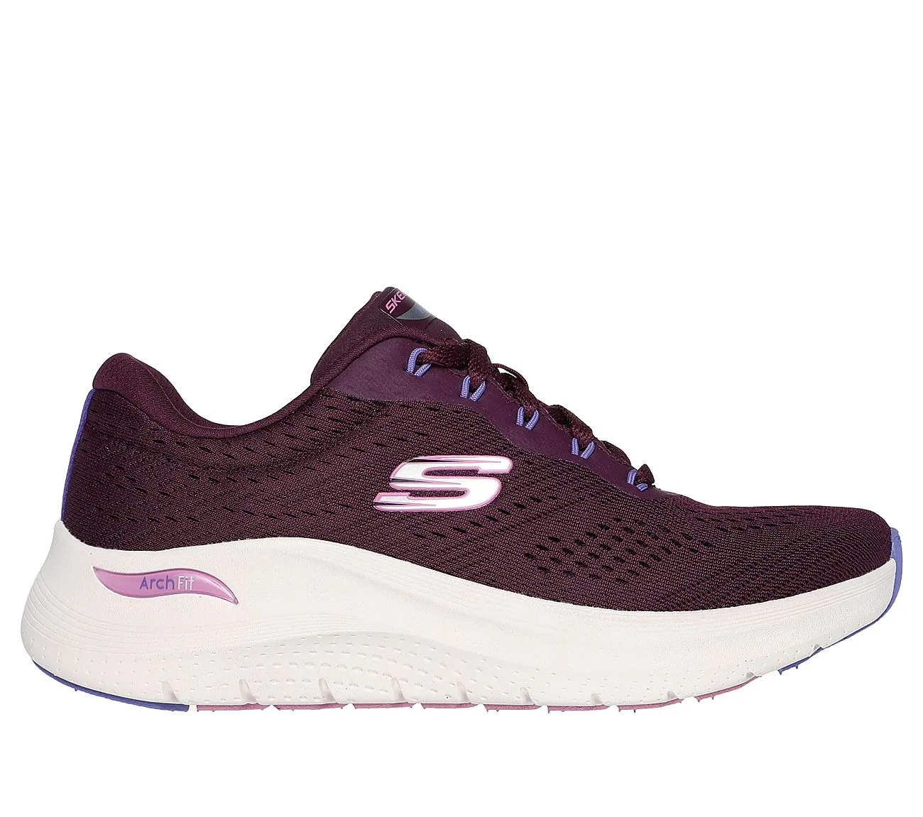 Good Shoes For Wide Flat Feet ARCH FIT 2.0 - BIG LEAGUE - PLUM