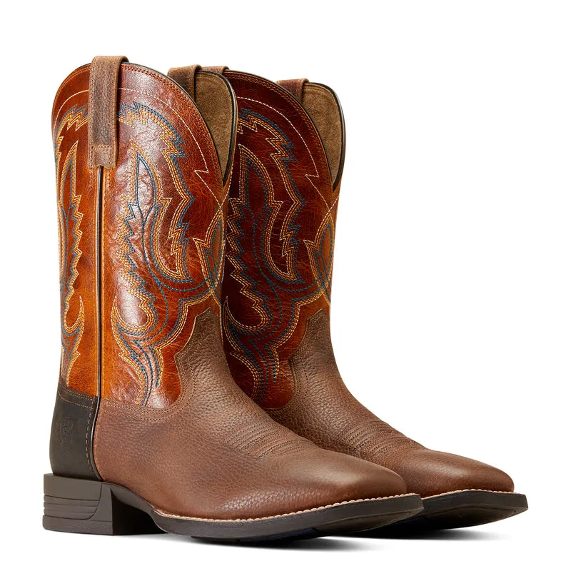 'Ariat' Men's Steadfast Square Toe Boot - Western Brown