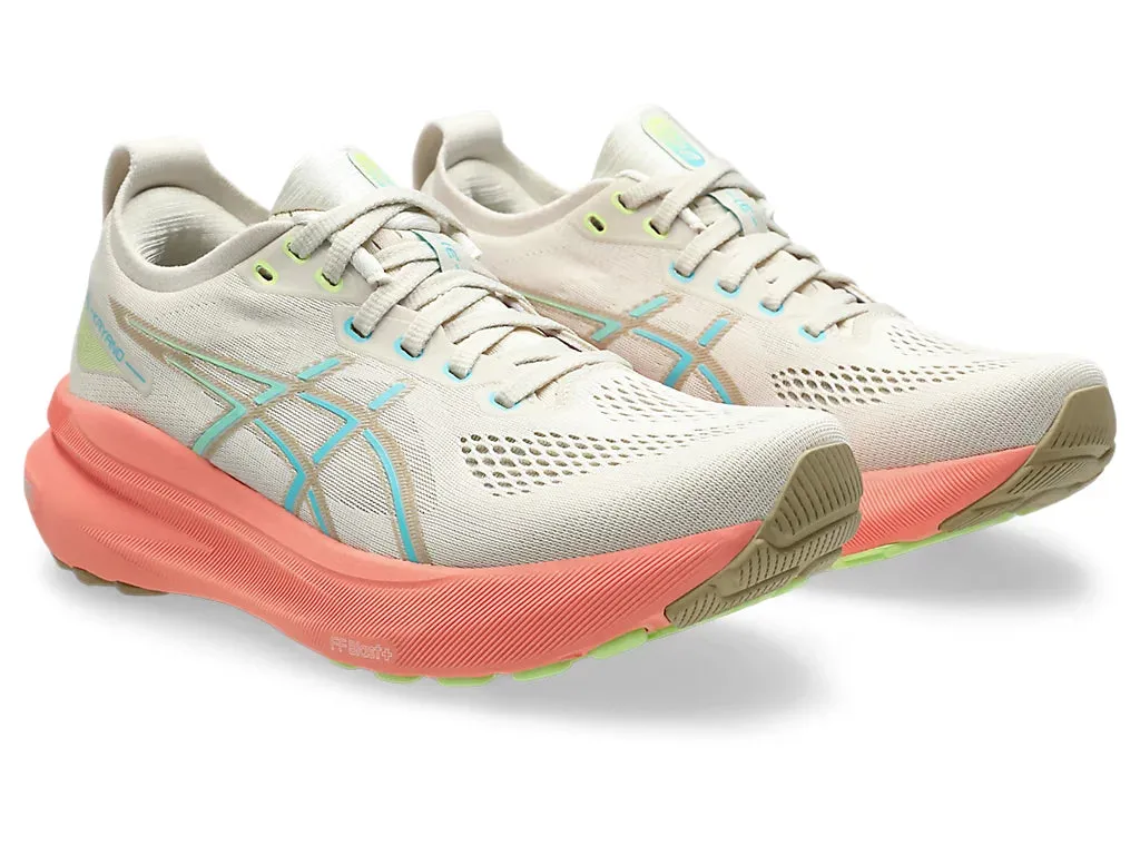 Best Multi Training Shoes Asics Womens Gel Kayano 31- Birch/Energy Aqua (1012B670-200)