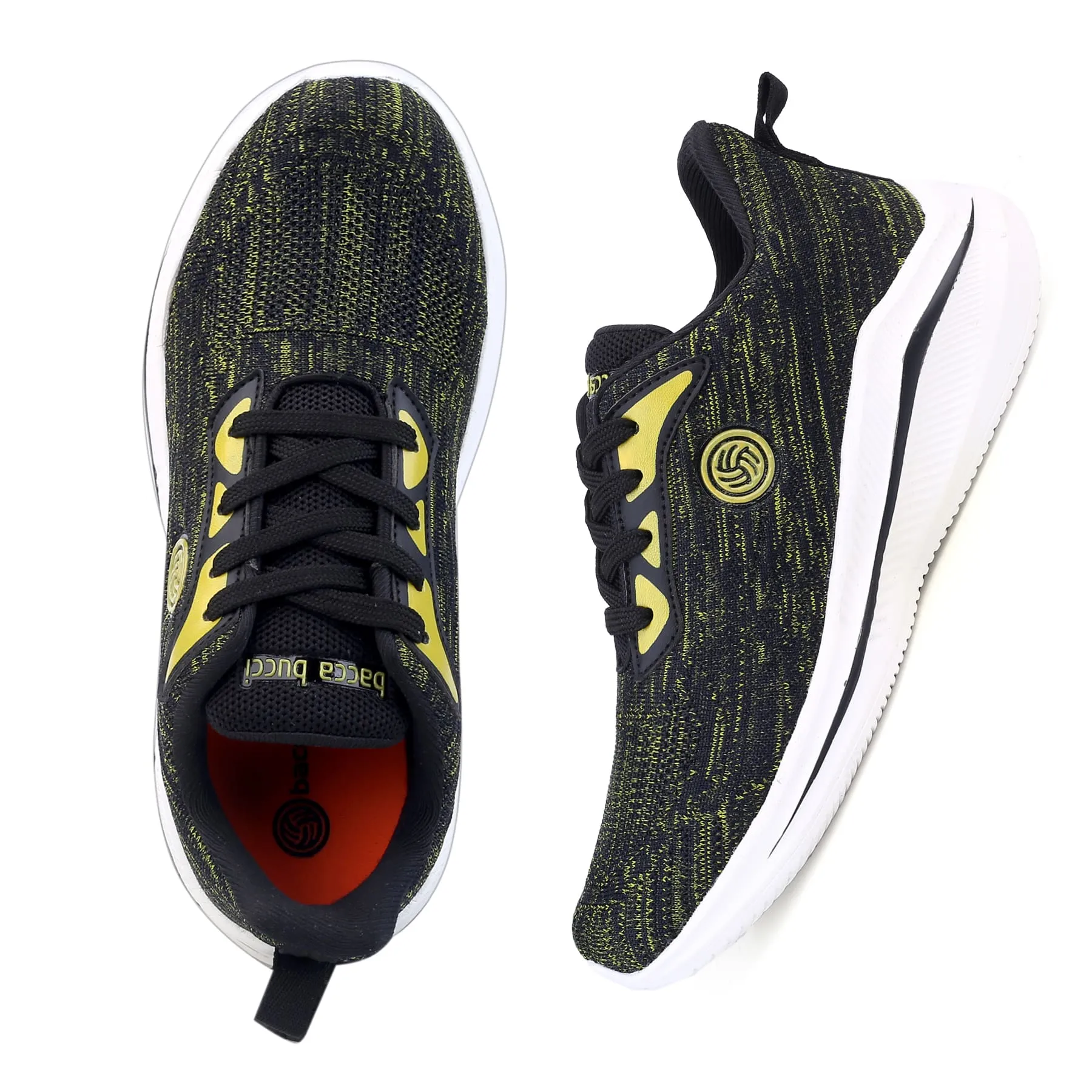 Bacca Bucci Boys or Girls Essential Knit Running Sports Shoe (Age: 8 year to 12 years) Best Running Shoe With Wide Toe Box