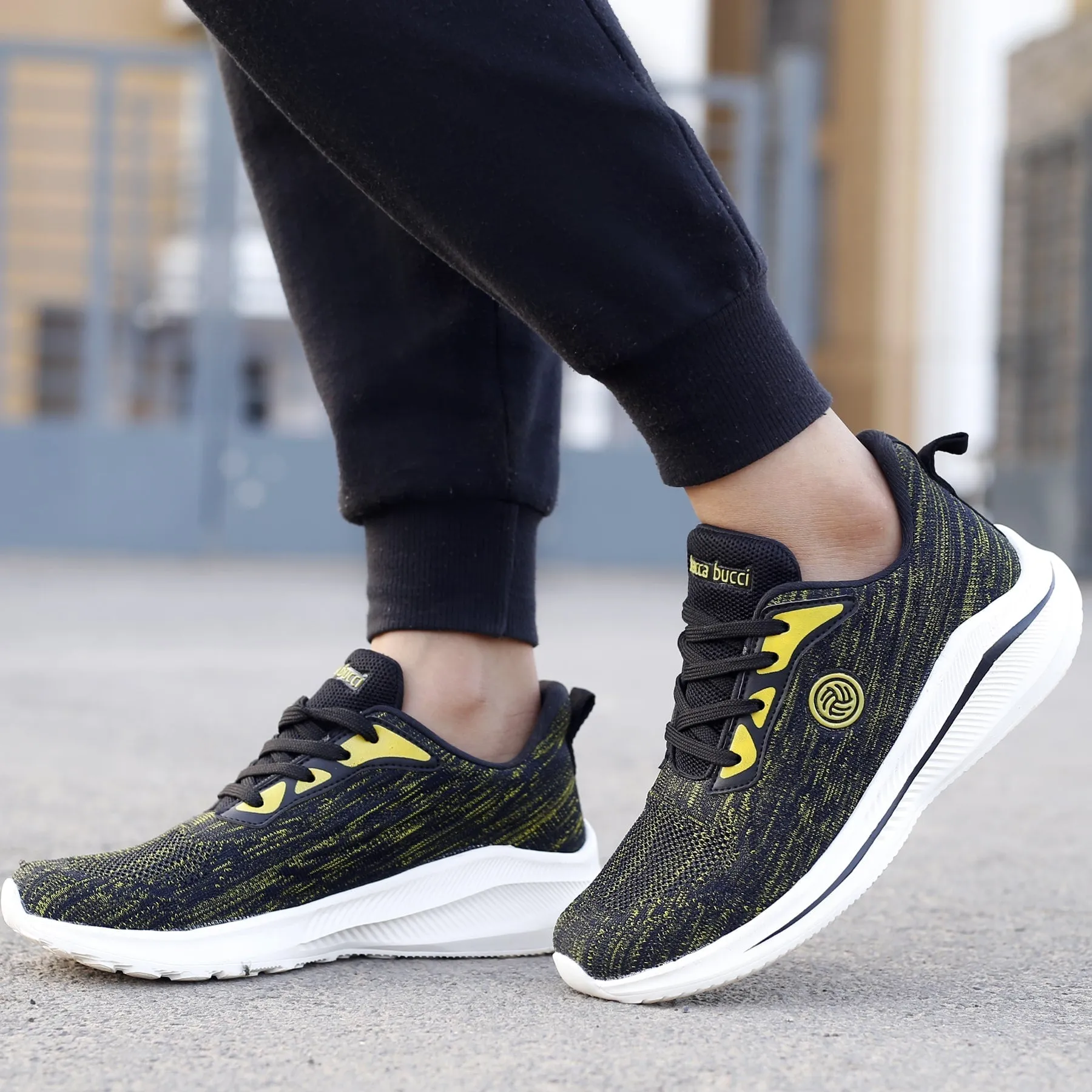 Clifton 9 Gtx Running Shoes Bacca Bucci Boys or Girls Essential Knit Running Sports Shoe (Age: 8 year to 12 years)