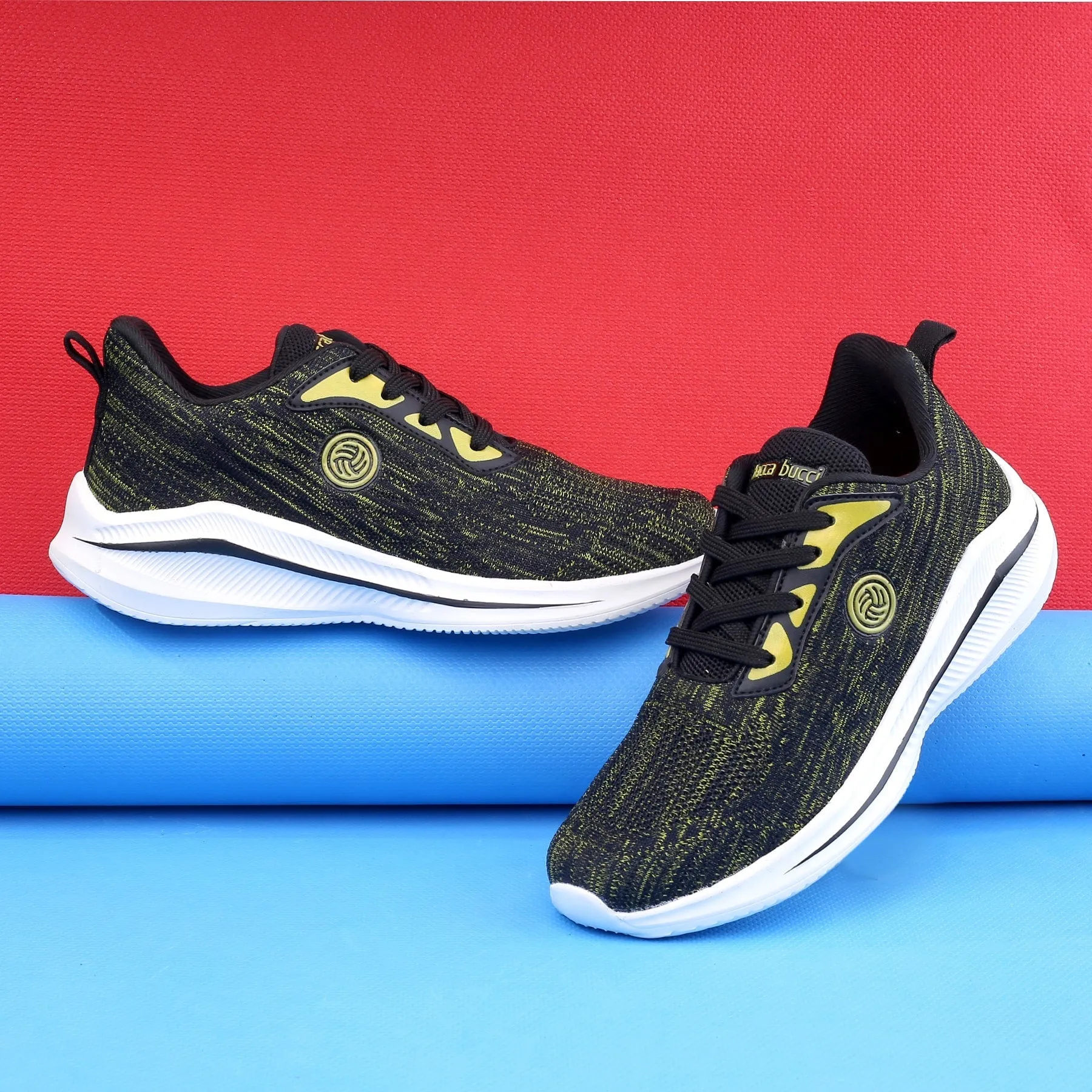 In Running Shoes Bacca Bucci Boys or Girls Essential Knit Running Sports Shoe (Age: 8 year to 12 years)