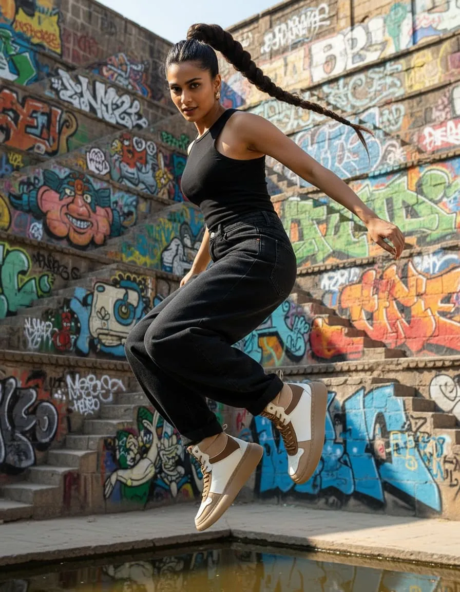 Vans Old Skool Sneakers Bacca Bucci  Discovery Noir Womens High-Top Sneakers