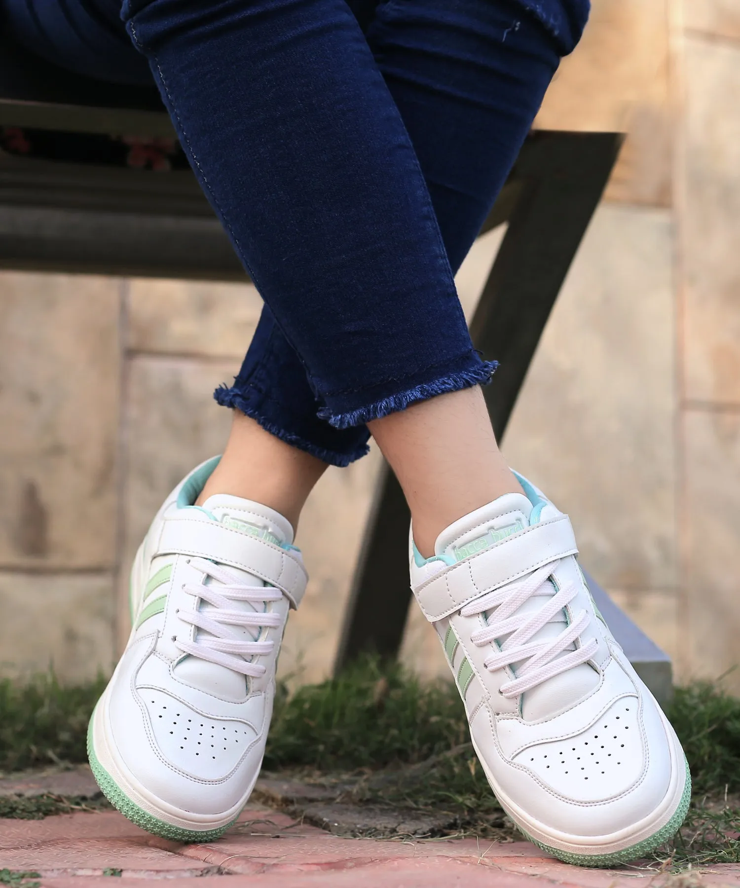 Bacca Bucci PHOENIX Low-Top Fashion Women's Sneakers with Hook & Loop Closure Sneakers V