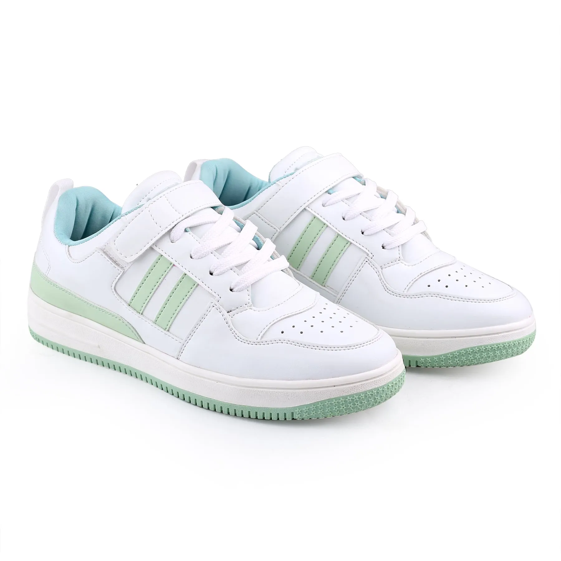 Bacca Bucci PHOENIX Low-Top Fashion Women's Sneakers with Hook & Loop Closure Best Running Sneakers For Ankle Support