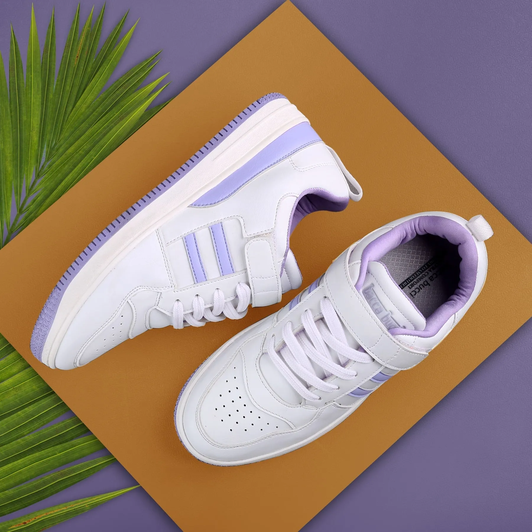 Planet Fitness Sneakers Bacca Bucci PHOENIX Low-Top Fashion Women's Sneakers with Hook & Loop Closure