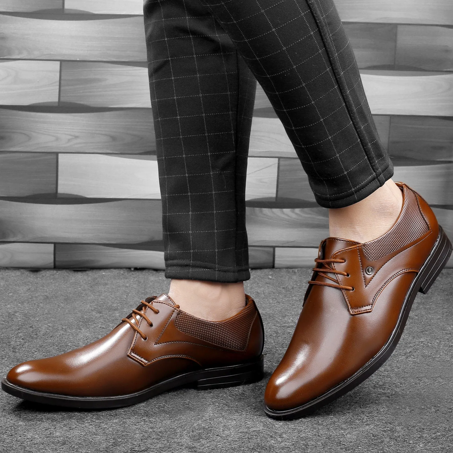 Dress Shoes Non Slip Bacca Bucci RICHMOND Formal Shoes with Superior Comfort | All Day Wear Office Or Party Lace-up Shoes