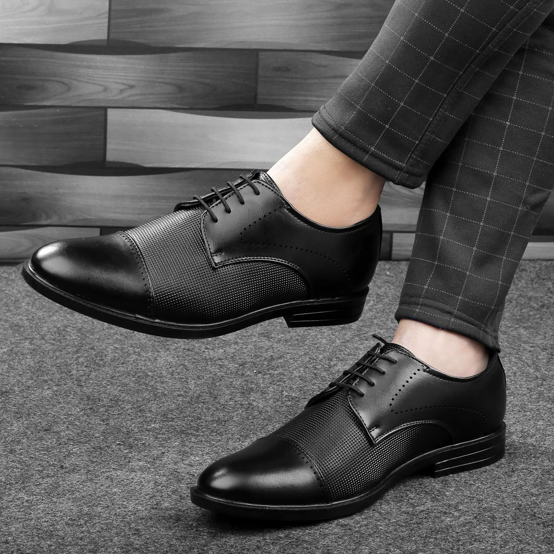 Bacca Bucci WINDSOR Formal Shoes with Superior Comfort | All Day Wear Office Or Party Lace-up Shoes Dockers Non Slip Dress Shoes