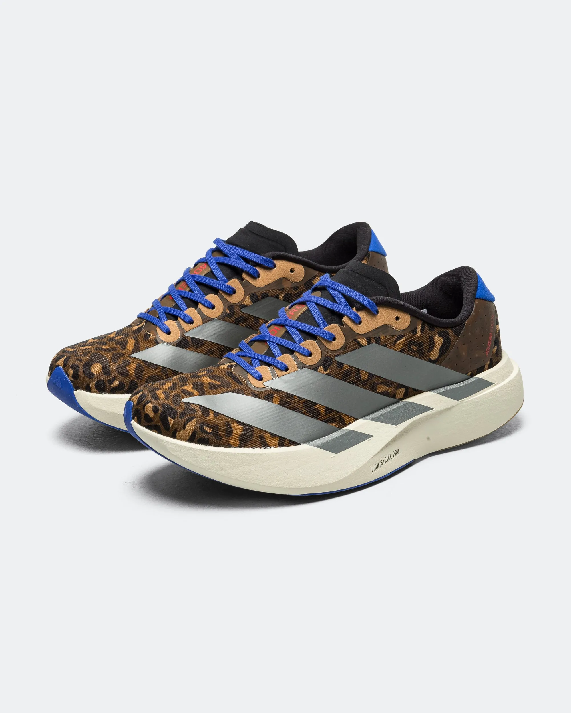 Ladies Fashion Sneakers Womens Adizero Evo SL - Preloved Brown/Iron Metallic-Lucid Blue