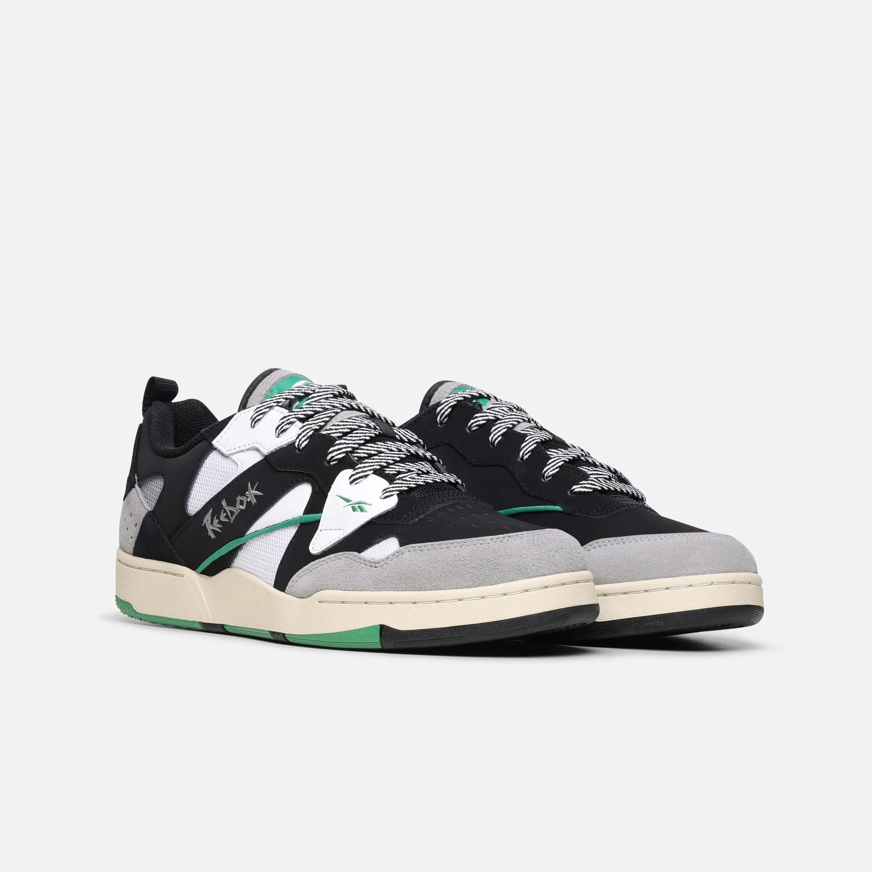 Bb 4000 Ii 96 Basketball Shoes Black/White/Glengreen Vibrant Basketball Shoes