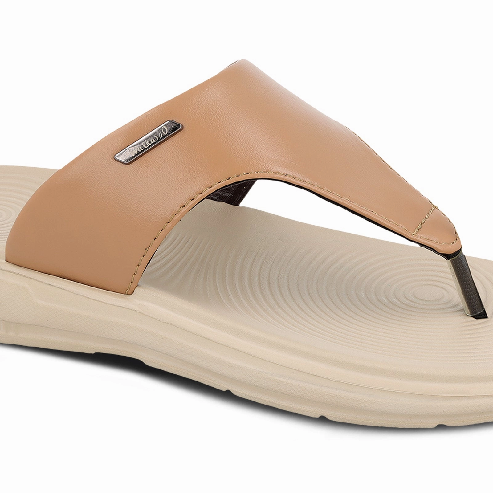 Size 4 Slip Ons Women's Flip Flop  - WC8952 Beige