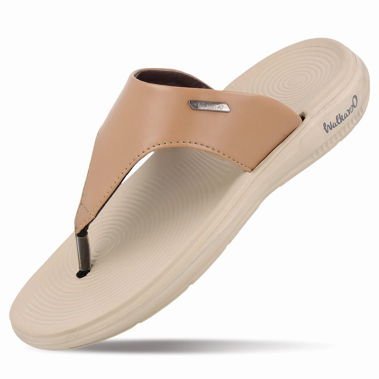 Comfortable Slip On Sandals Women's Flip Flop  - WC8952 Beige