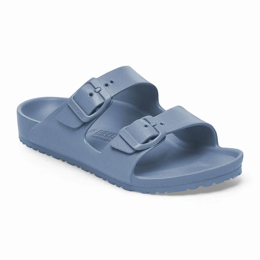 Cushioned Sandals Birkenstock Big Kid's (Sizes 13-3.5) Arizona EVA Sandal - Elemental Blue